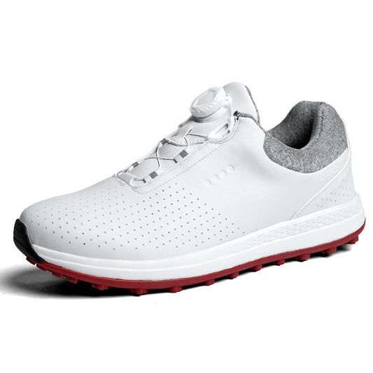 Genuine Leather Golf Spiked Shoes
